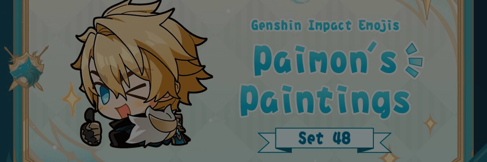 Genshin Impact Releases Paimon’s Paintings Set 48 Featuring New Chibi Character Emojis on HoYoLAB
